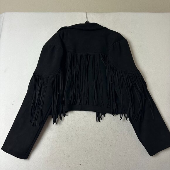 Saints & Hearts Faux Suede Fringe Jacket Sz 3X cowboy Carter concert Beyonce - Picture 5 of 6